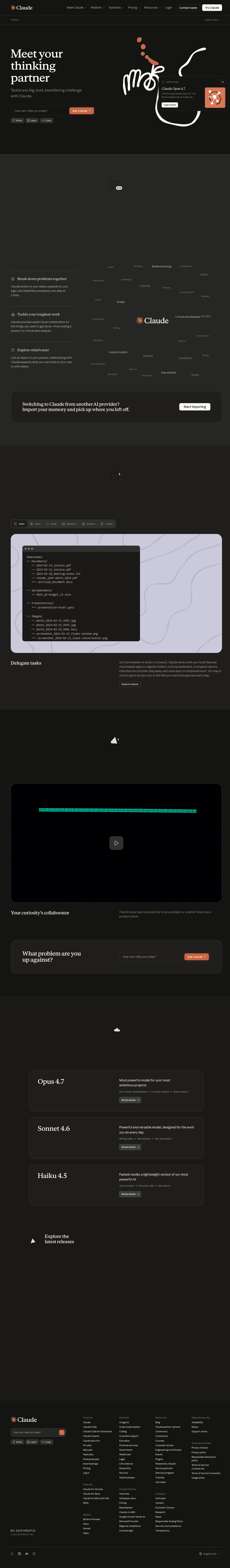 Claude screenshot 1